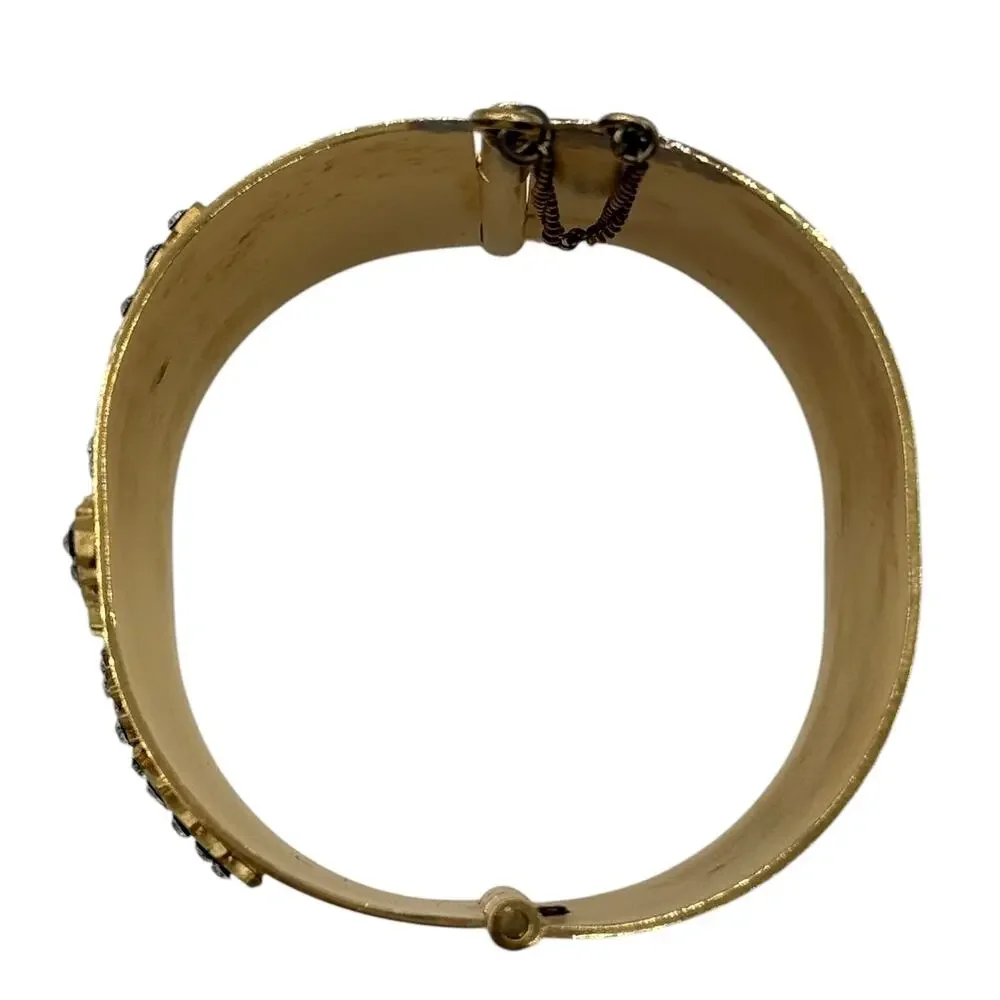 Chanel Snowflake Autumn 2001 Cuff Bangle Bracelet #1